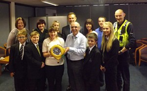 HeartSine AED donation to Minsthorpe Community College