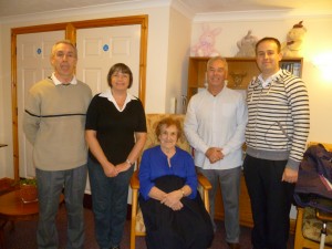 From left to right: RRMC Treasurer Al Williams, RRMC Vice-Chair Liz Williams, RRMC Committee Fundraiser Mary Williams, RRMC Secretary Paul Williams and RRMC Chair John Richards.